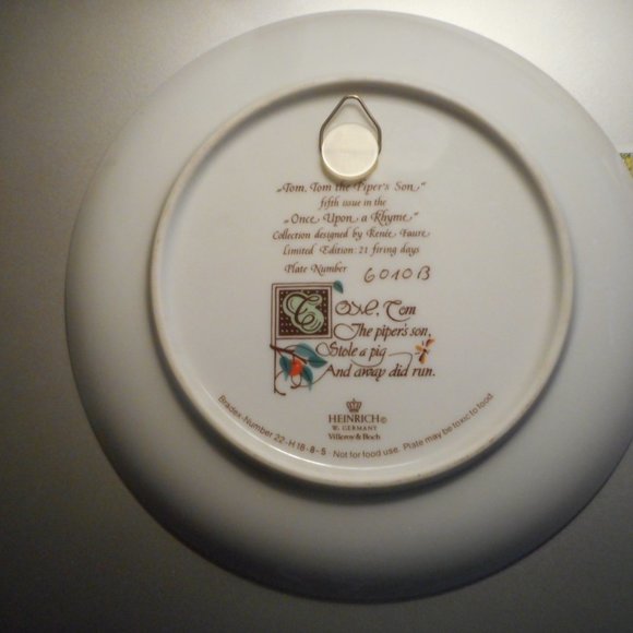 Four plates Villeroy & Boch W.Germany Renee Faure - Picture 6 of 8